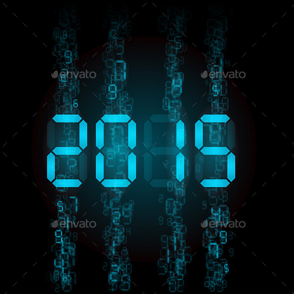 Digital 2015 Numerals Digital 2015 Numerals