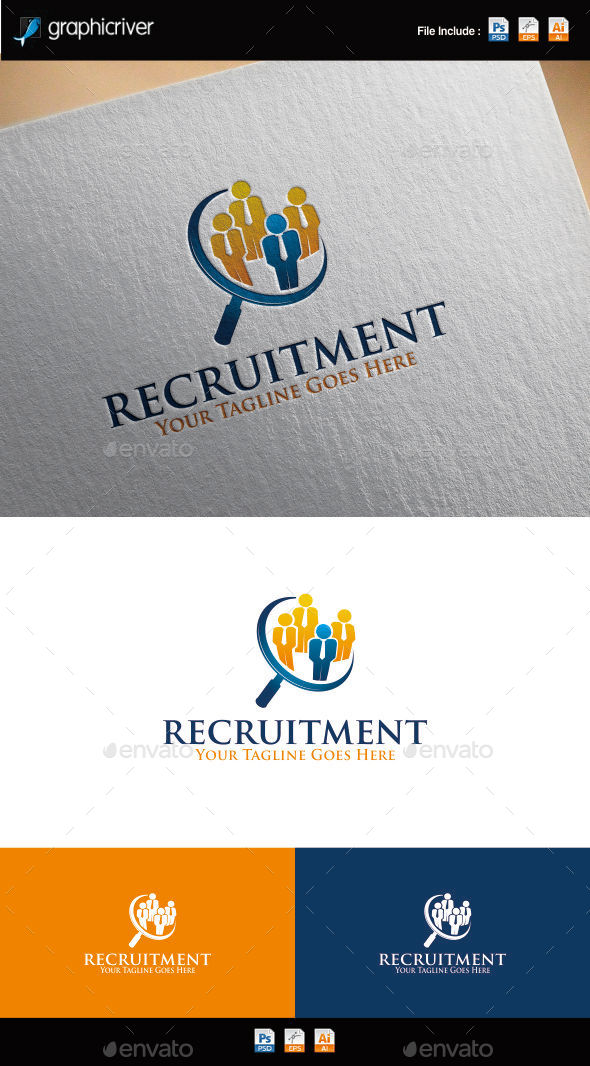 GraphicRiver Recruitment Logo 9937228 GraphicRiver Recruitment Logo 9937228