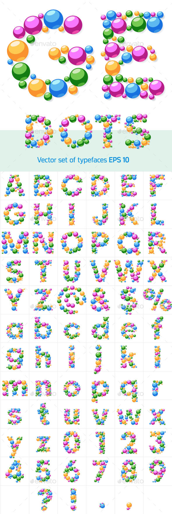 Alphabet Symbols of Bubbles Alphabet Symbols of Bubbles