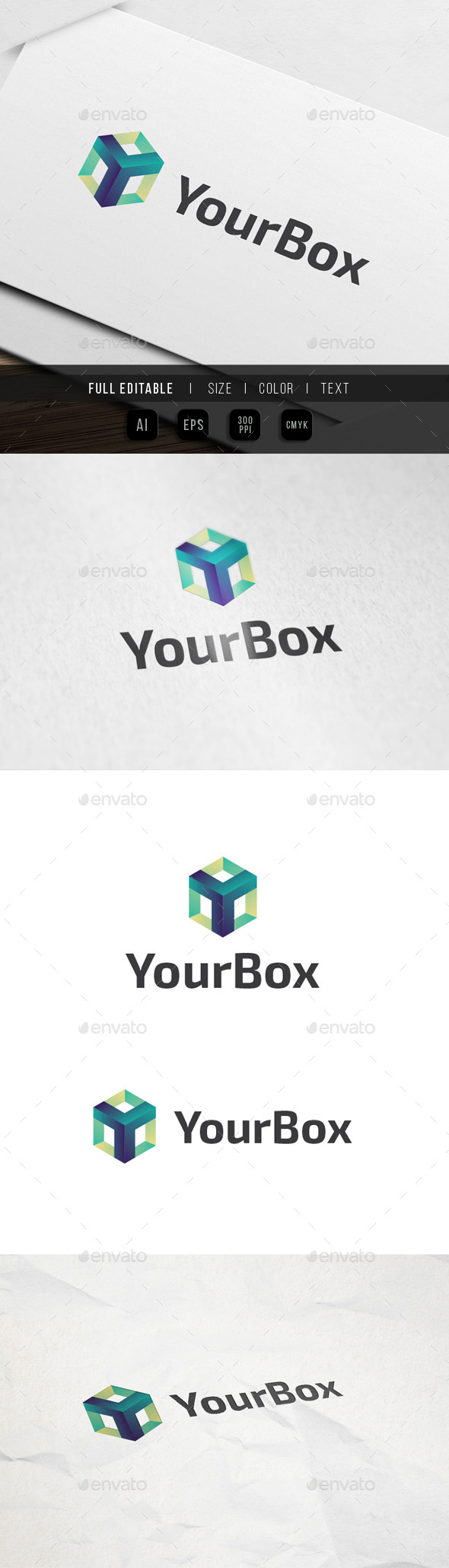 Letter Y Box tech Logo Letter Y Box tech Logo