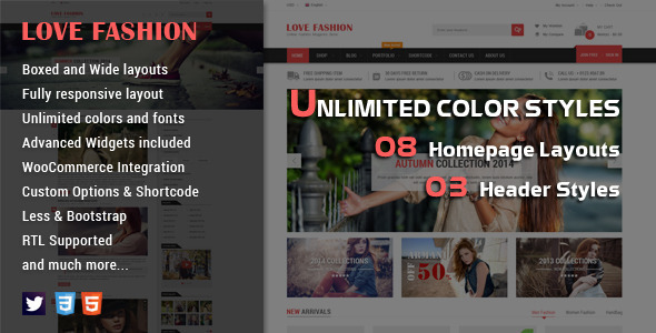 Love Fashion Responsive WordPress Theme Love Fashion Responsive WordPress Theme