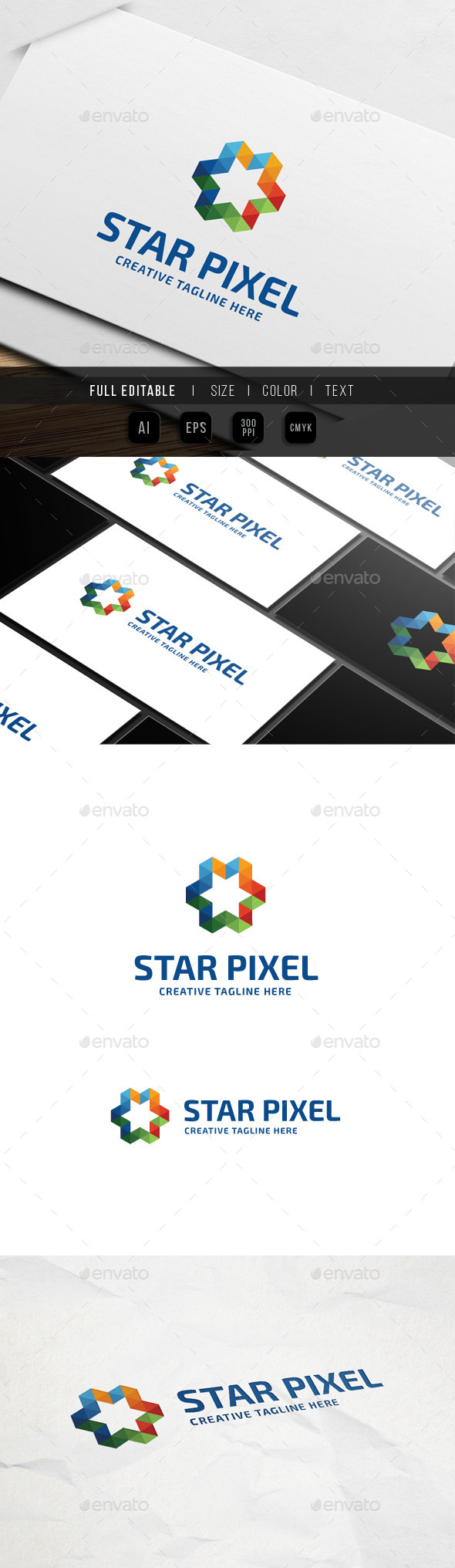 GraphicRiver Star Triangle Pixel Logo 9938986 GraphicRiver Star Triangle Pixel Logo 9938986
