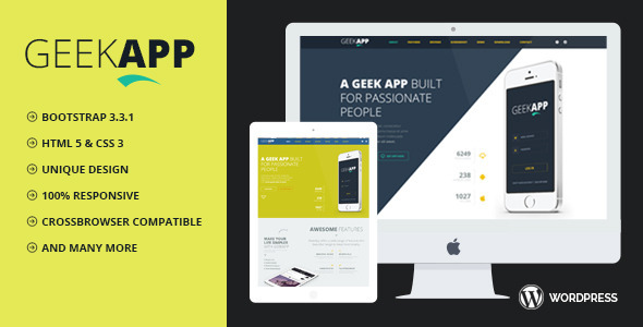 ThemeForest GeekApp Creative Wordpress Theme 9681244 ThemeForest GeekApp Creative Wordpress Theme 9681244