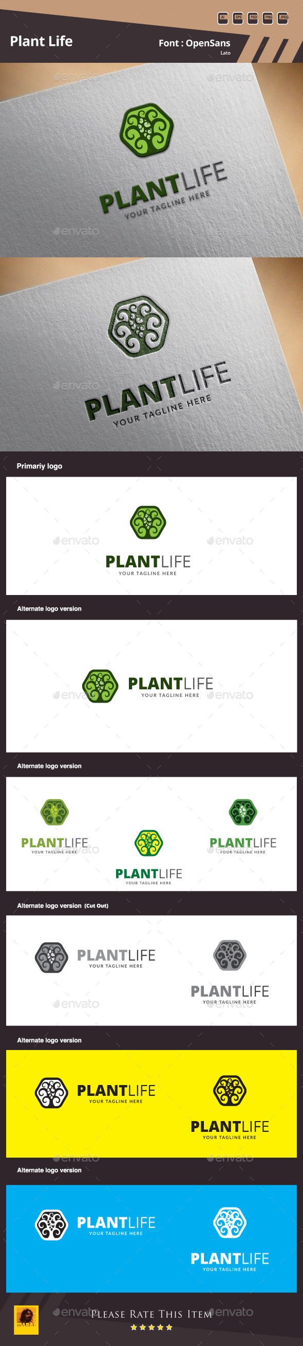 GraphicRiver Plant Life Logo Template 9939535 GraphicRiver Plant Life Logo Template 9939535