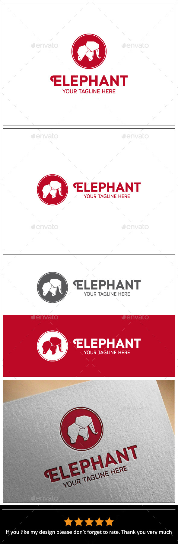 Elephant Logo Template Elephant Logo Template