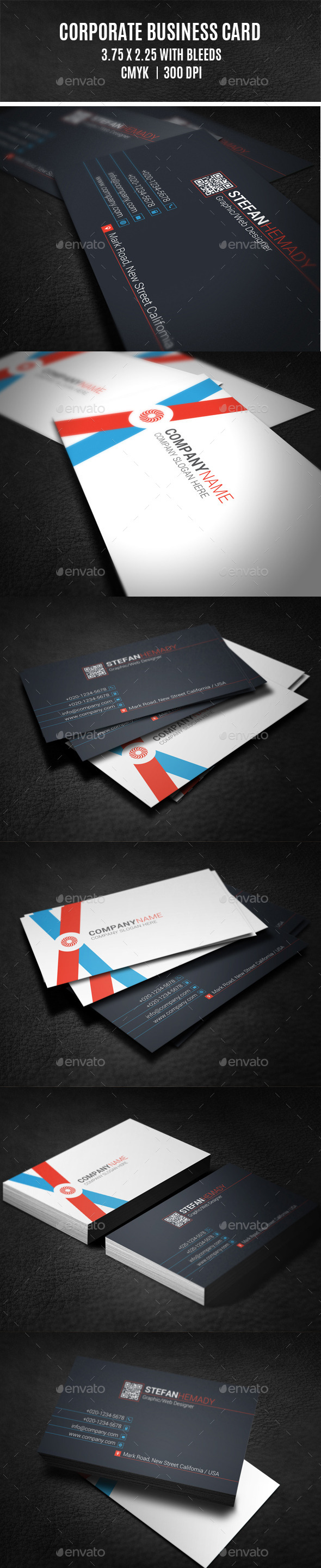 GraphicRiver Corporate Business Card 9943250 GraphicRiver Corporate Business Card 9943250
