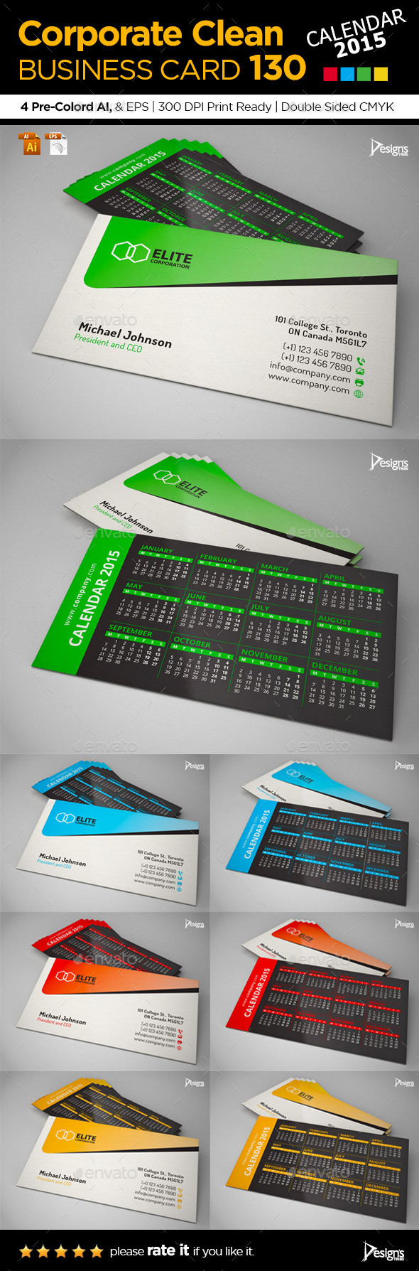 GraphicRiver Business Card 2015 9944550 GraphicRiver Business Card 2015 9944550