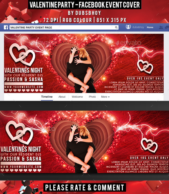 Valentine Facebook Cover