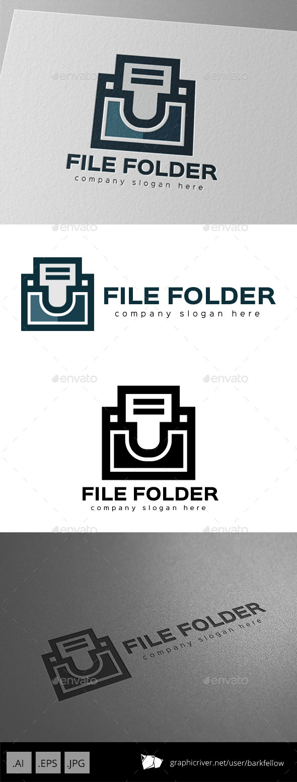 File Document Folder Logo