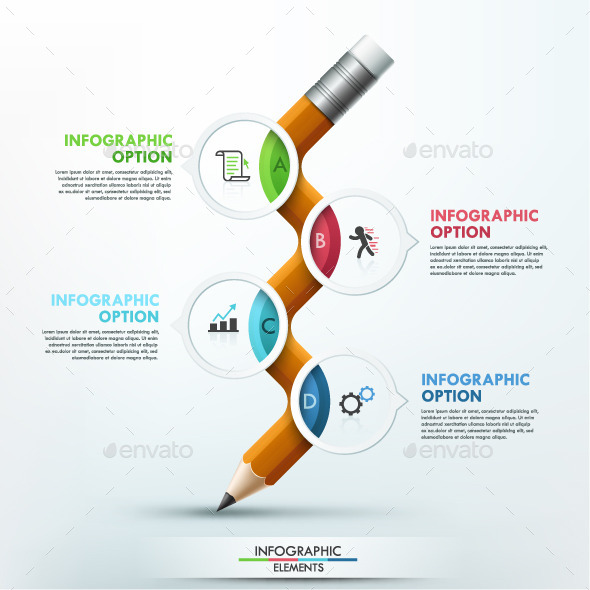 GraphicRiver Modern Infographic Pencil Template 9950988 GraphicRiver Modern Infographic Pencil Template 9950988