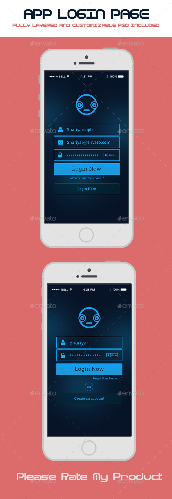App Login Page (User Interfaces)