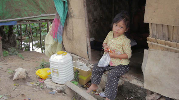 Slums at Phnom Penh City Dumping area 48 Slums at Phnom Penh City Dumping area 48