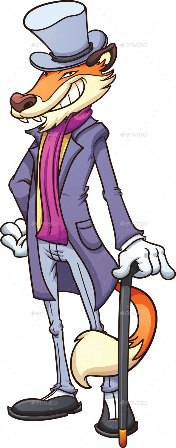 GraphicRiver Cartoon Fox 9953447 GraphicRiver Cartoon Fox 9953447