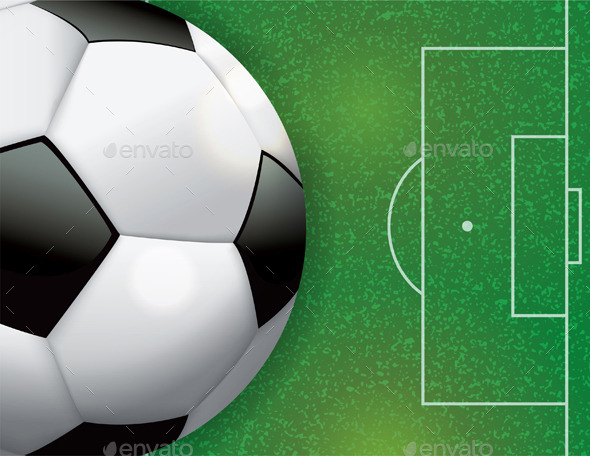 GraphicRiver Soccer Football on Field Illustration 9953696 GraphicRiver Soccer Football on Field Illustration 9953696
