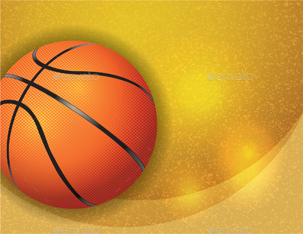 GraphicRiver Basketball on Background Illustration 9953735 GraphicRiver Basketball on Background Illustration 9953735