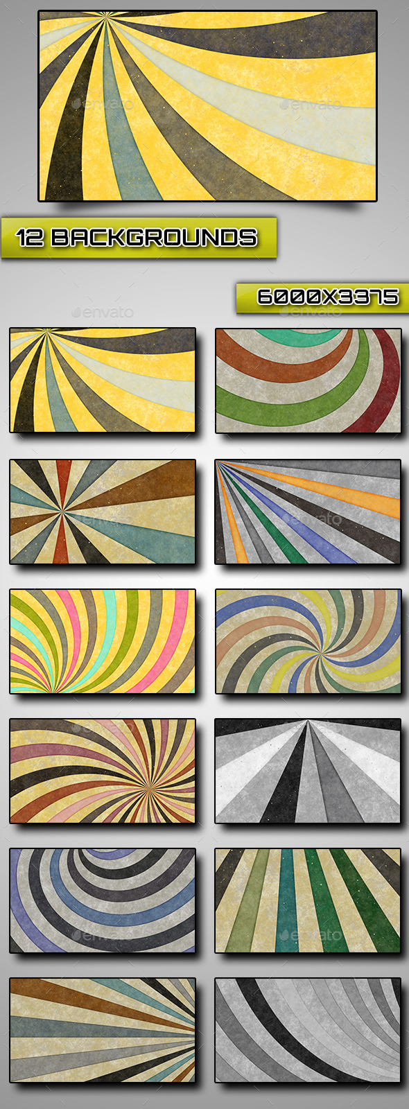 12 Vintage Backgrounds 12 Vintage Backgrounds