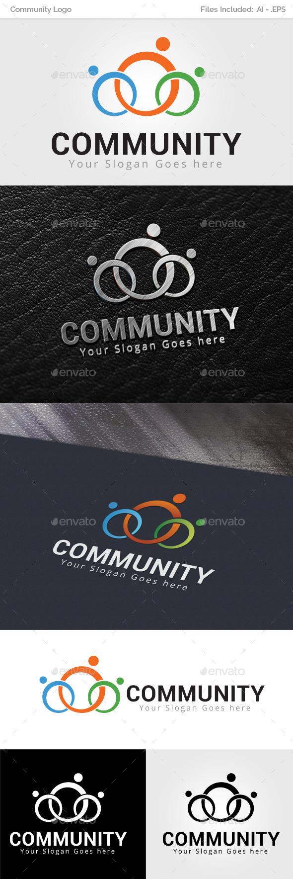 GraphicRiver Community Logo Template 9954476 GraphicRiver Community Logo Template 9954476