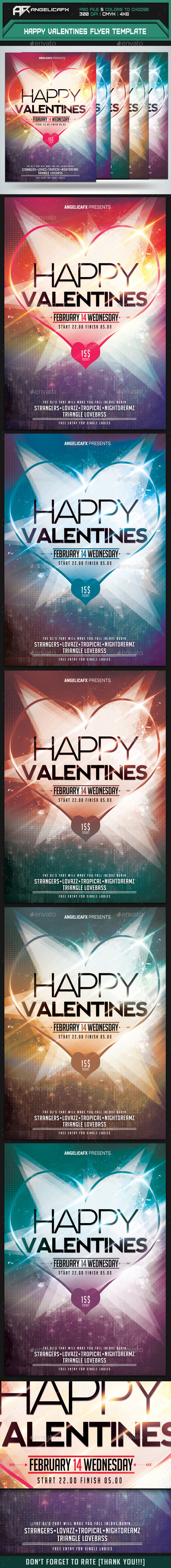 Happy Valentines Flyer Template (Events)