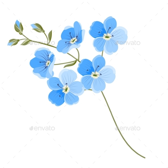 GraphicRiver Linen Flower 9954845 GraphicRiver Linen Flower 9954845