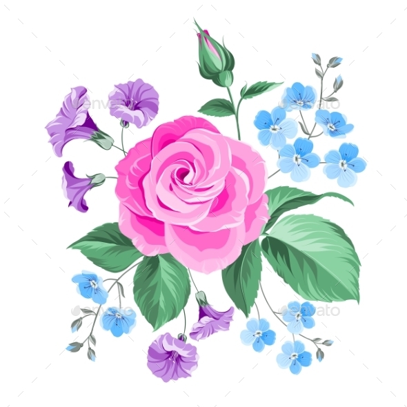 GraphicRiver Hand Drawn Rose 9954862 GraphicRiver Hand Drawn Rose 9954862