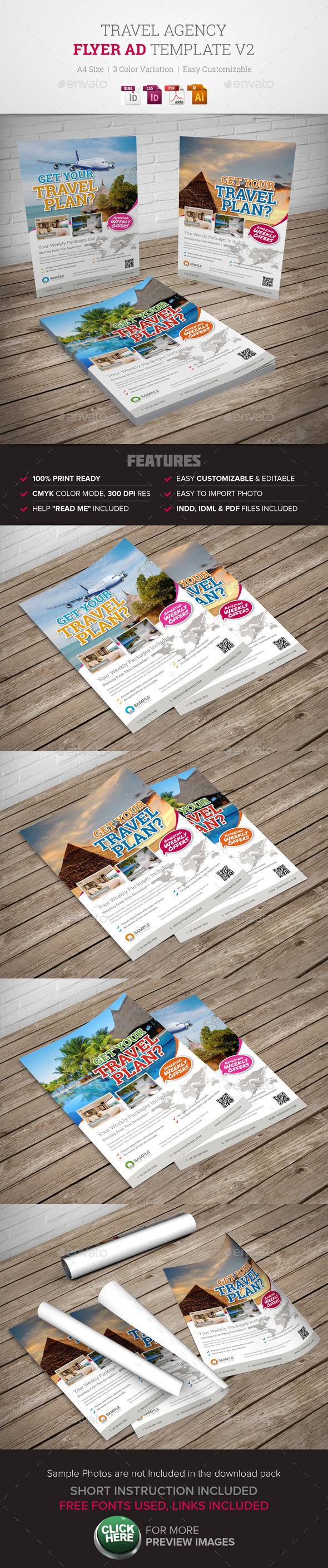 Travel Agency Flyer Ad v2 (Corporate)