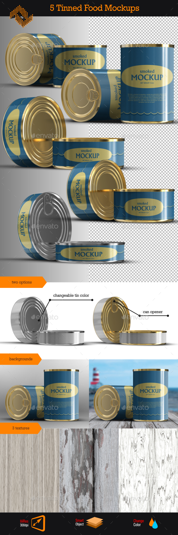 GraphicRiver Canned Tinned Food Mockups 9954981 GraphicRiver Canned Tinned Food Mockups 9954981