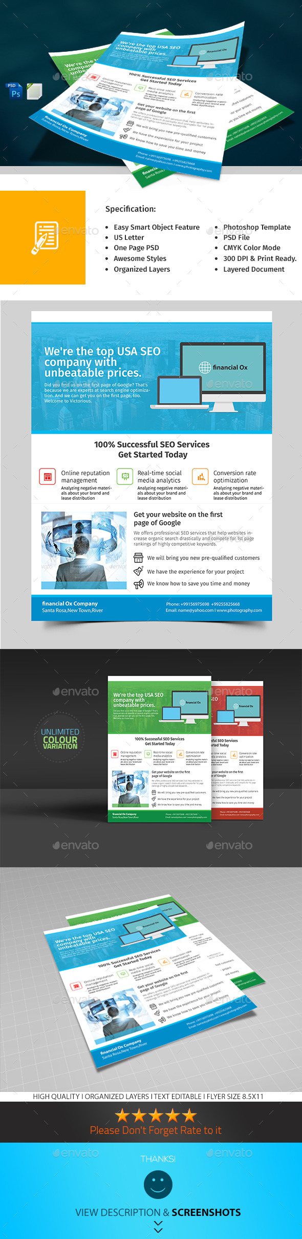 GraphicRiver SEO Marketing Flyer 9949861 GraphicRiver SEO Marketing Flyer 9949861