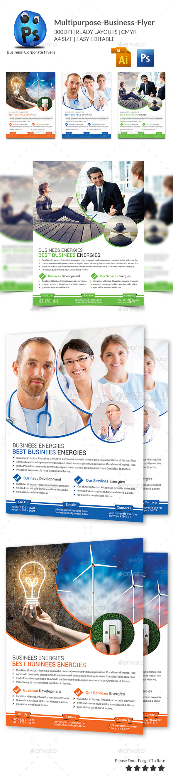 GraphicRiver Multipurpose Business Flyer Template 9956154 GraphicRiver Multipurpose Business Flyer Template 9956154