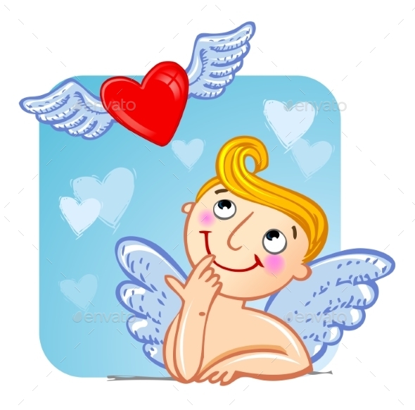 GraphicRiver Cupid in Love 9956253 GraphicRiver Cupid in Love 9956253