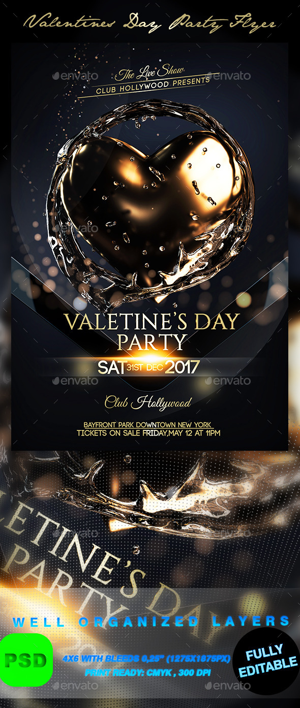 Valentines Day Party Flyer