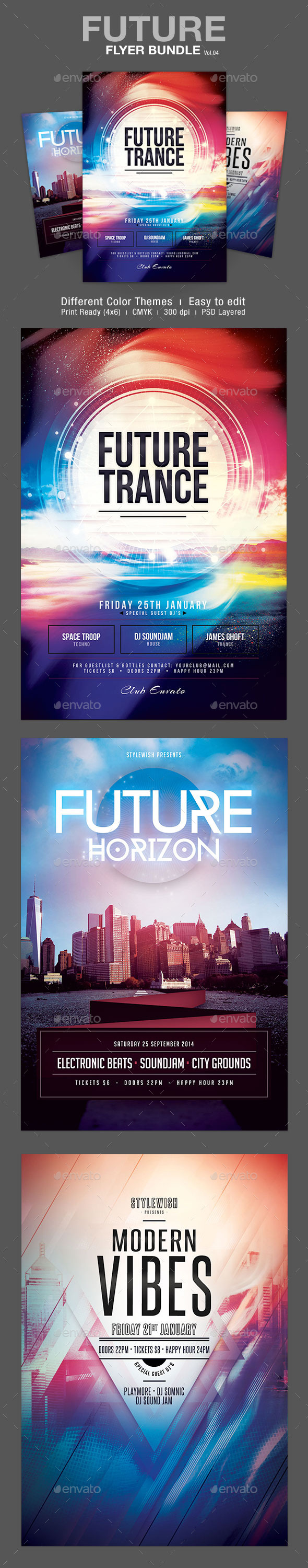 Future Flyer Bundle Vol.04 (Clubs & Parties)