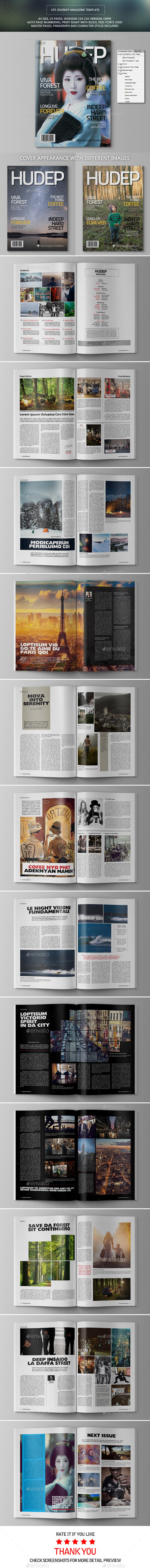 GraphicRiver Life Journey Magazine 9942808 GraphicRiver Life Journey Magazine 9942808