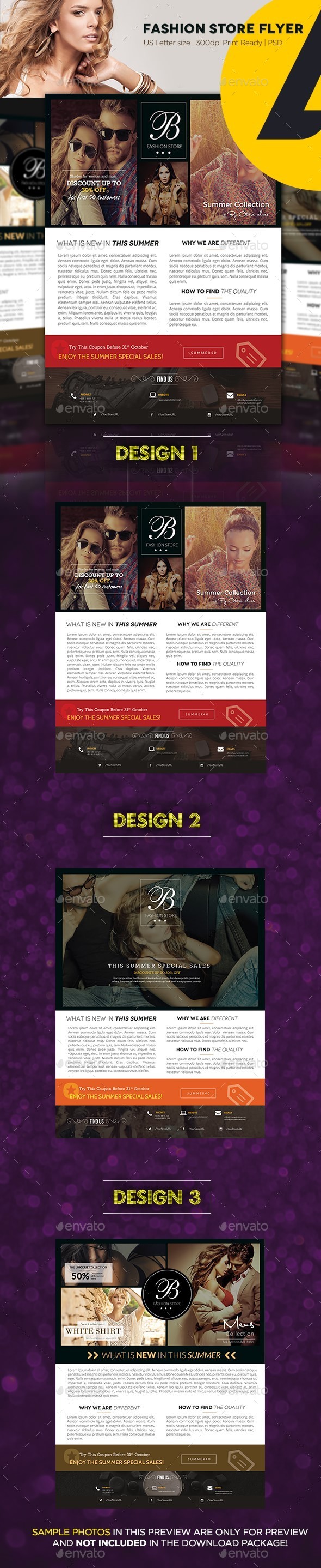 GraphicRiver Fashion flyer 9957266 GraphicRiver Fashion flyer 9957266