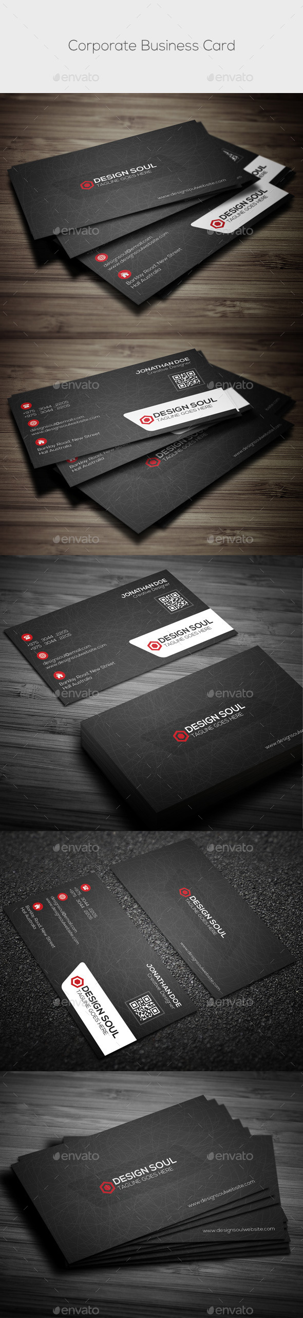 GraphicRiver Corporate Business Card 9957373 GraphicRiver Corporate Business Card 9957373