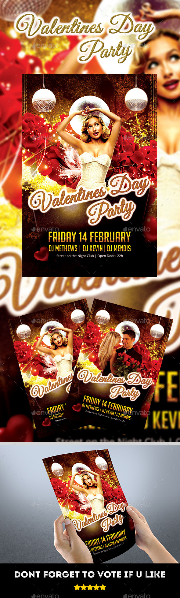 Valentine Day Party 2015 Flyer (Clubs & Parties)