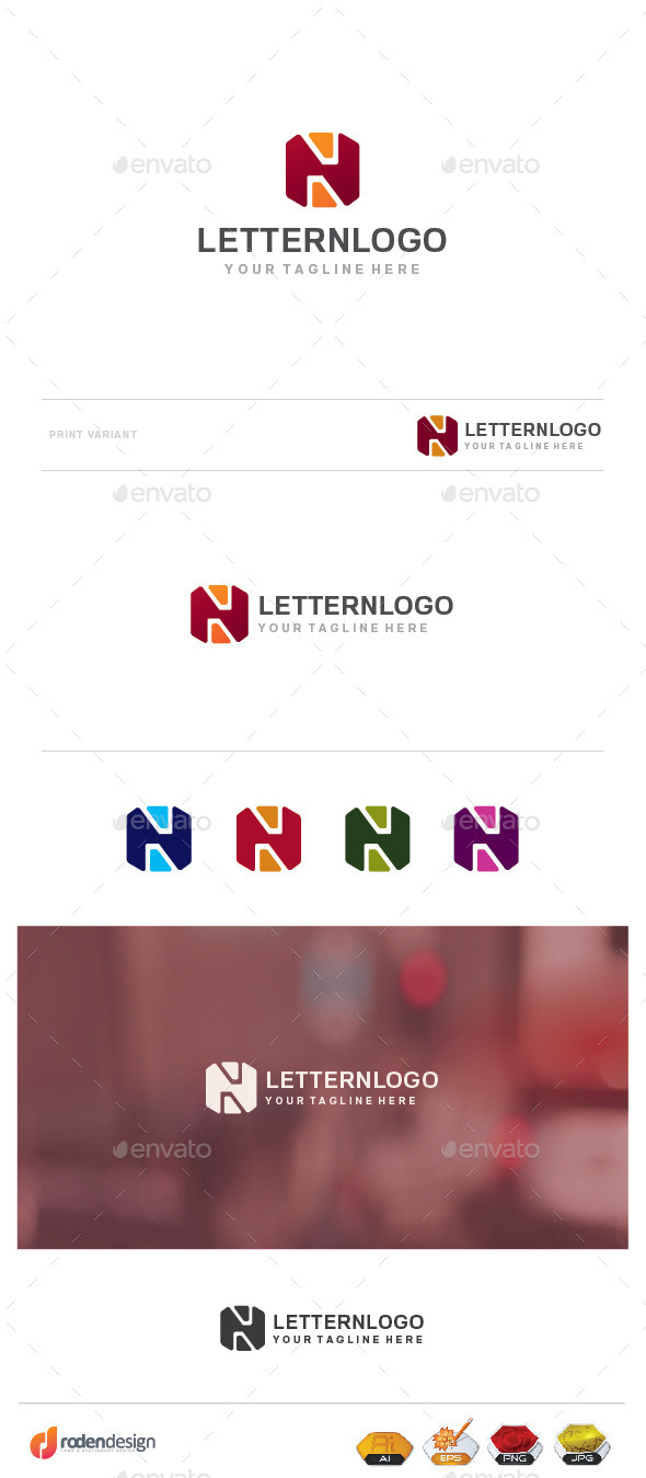 N Letter Logo N Letter Logo