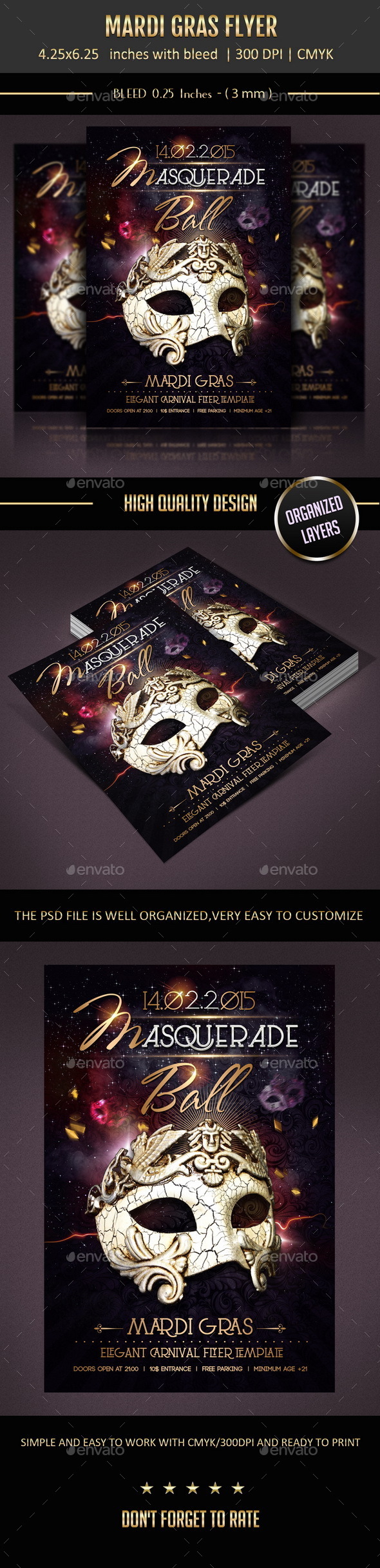 Mardi Gras Flyer Mardi Gras Flyer