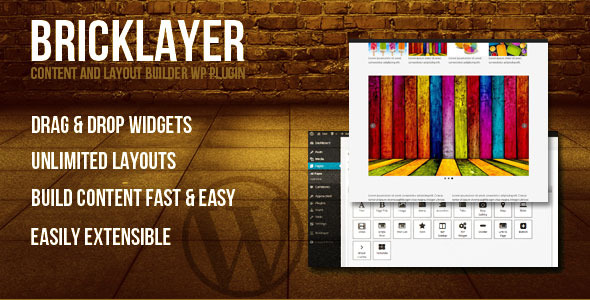 Bricklayer Content Builder WP Plugin Bricklayer Content Builder WP Plugin