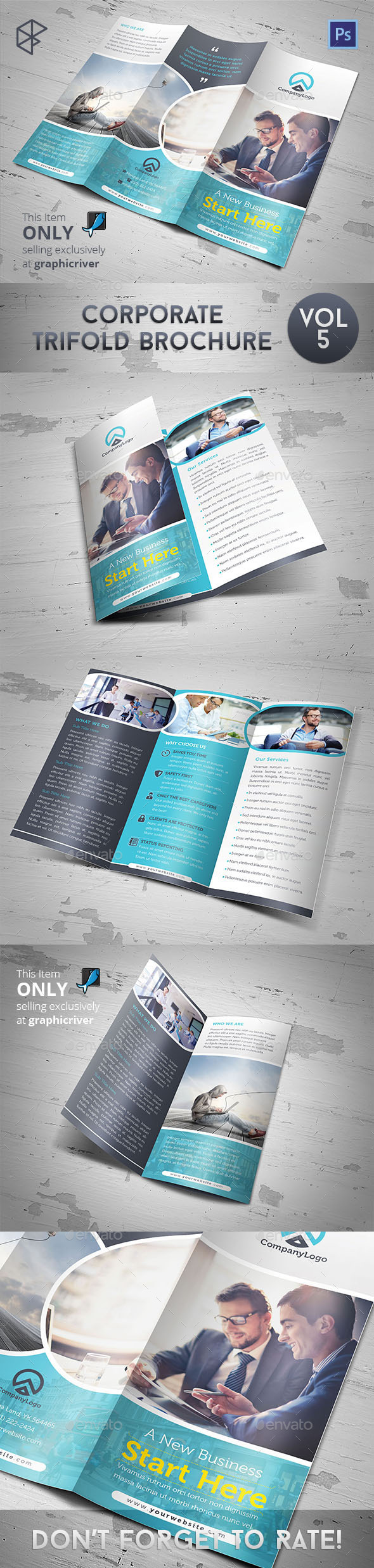 Corporate Trifold Brochure Vol 5 (Corporate)