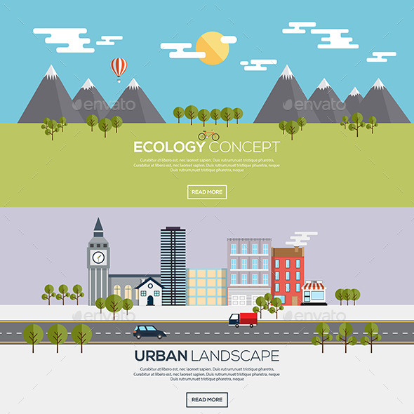 GraphicRiver Flat Designed Banners 9960075 GraphicRiver Flat Designed Banners 9960075