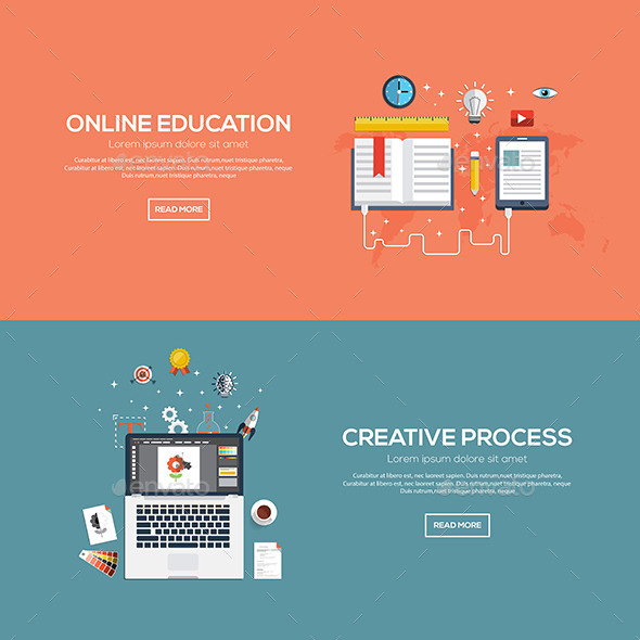 GraphicRiver Flat Designed Banners 9960081 GraphicRiver Flat Designed Banners 9960081
