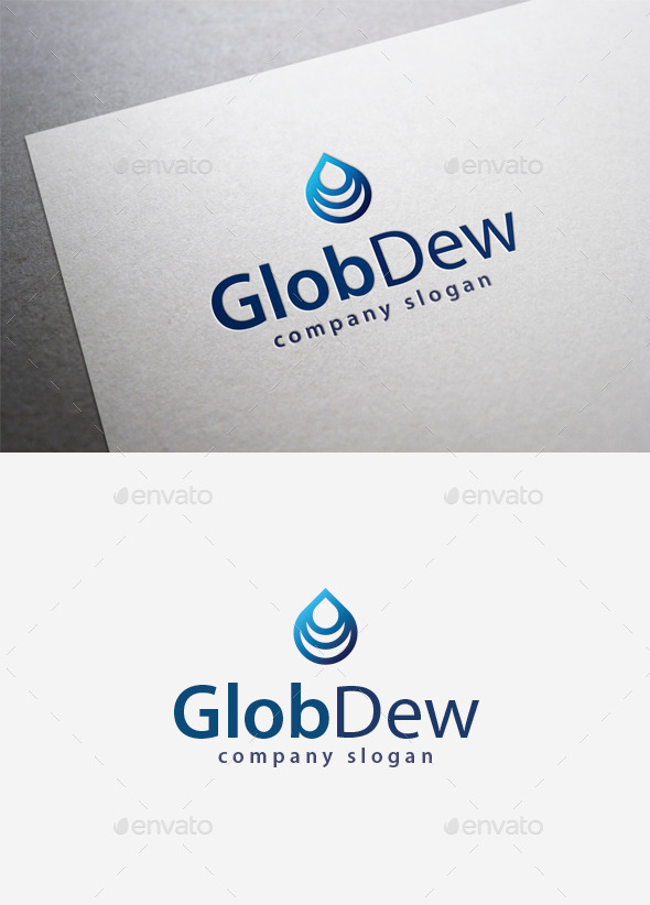 GraphicRiver Glob Dew Logo 9961359 GraphicRiver Glob Dew Logo 9961359
