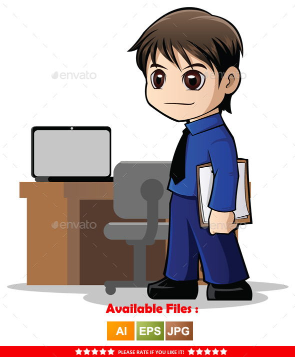 GraphicRiver Businessman Character 9961424 GraphicRiver Businessman Character 9961424