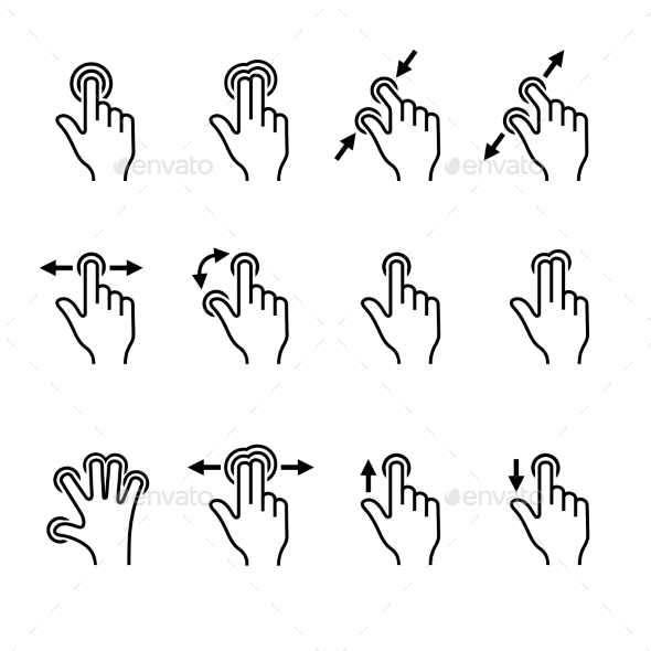 GraphicRiver Gesture Icons Set for Mobile Touch Devices Vector 9961712 GraphicRiver Gesture Icons Set for Mobile Touch Devices Vector 9961712