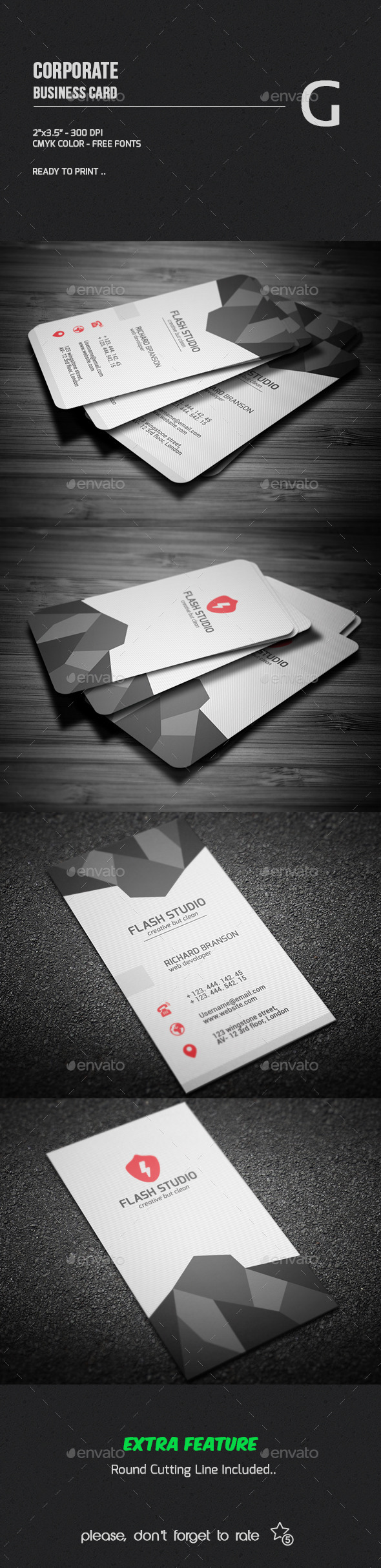 GraphicRiver Corporate Business Card 9961764 GraphicRiver Corporate Business Card 9961764
