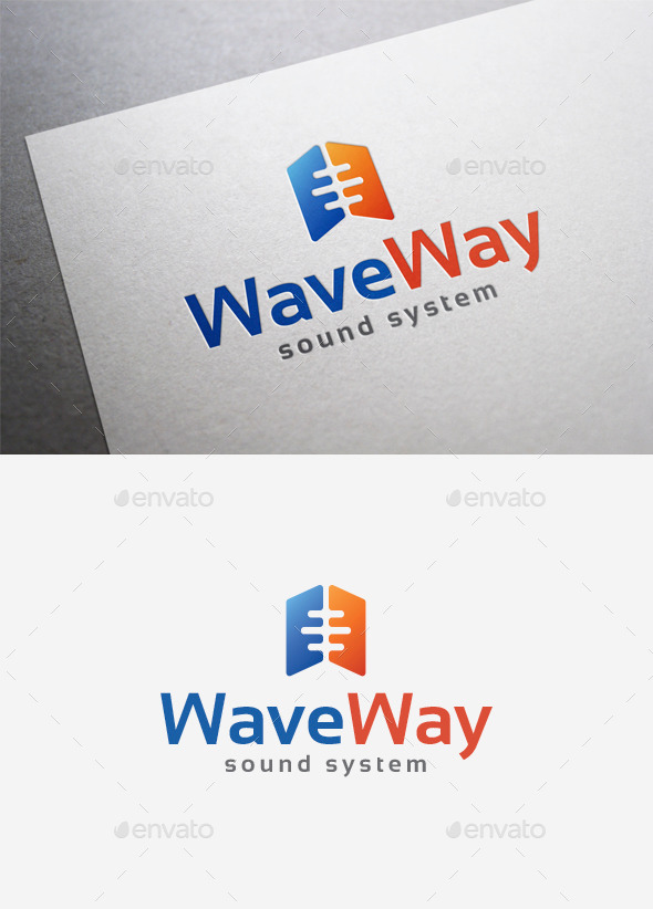 GraphicRiver Wave Way Logo 9961856 GraphicRiver Wave Way Logo 9961856