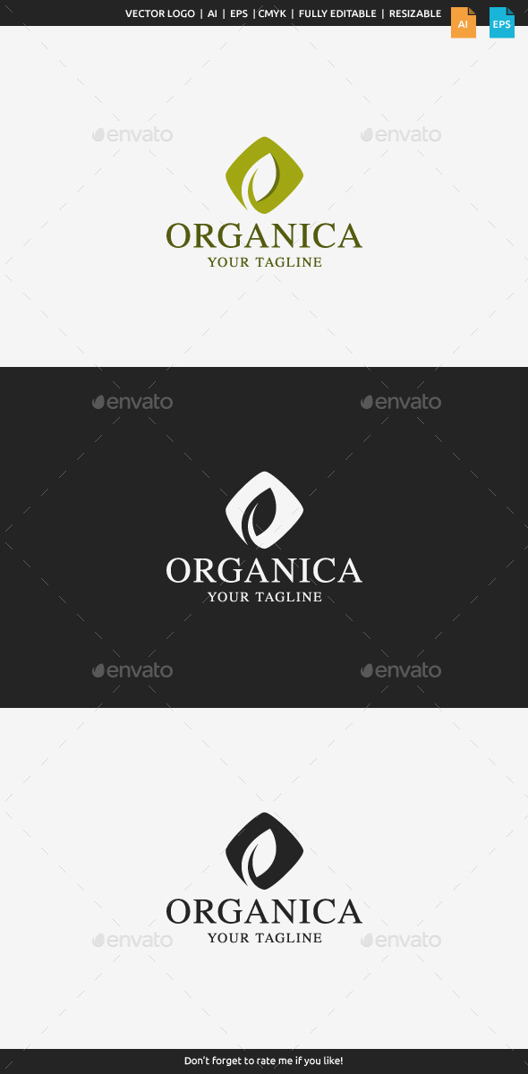 GraphicRiver Organica Leaf Logo 9962914 GraphicRiver Organica Leaf Logo 9962914