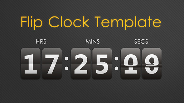 Flip Clock Template Flip Clock Template