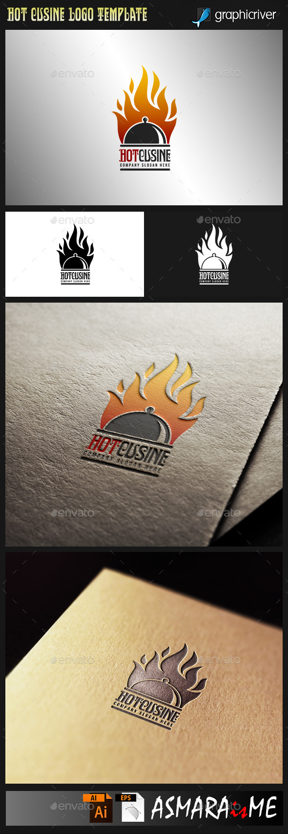 Hot Cusine Hot Food logo Hot Cusine Hot Food logo