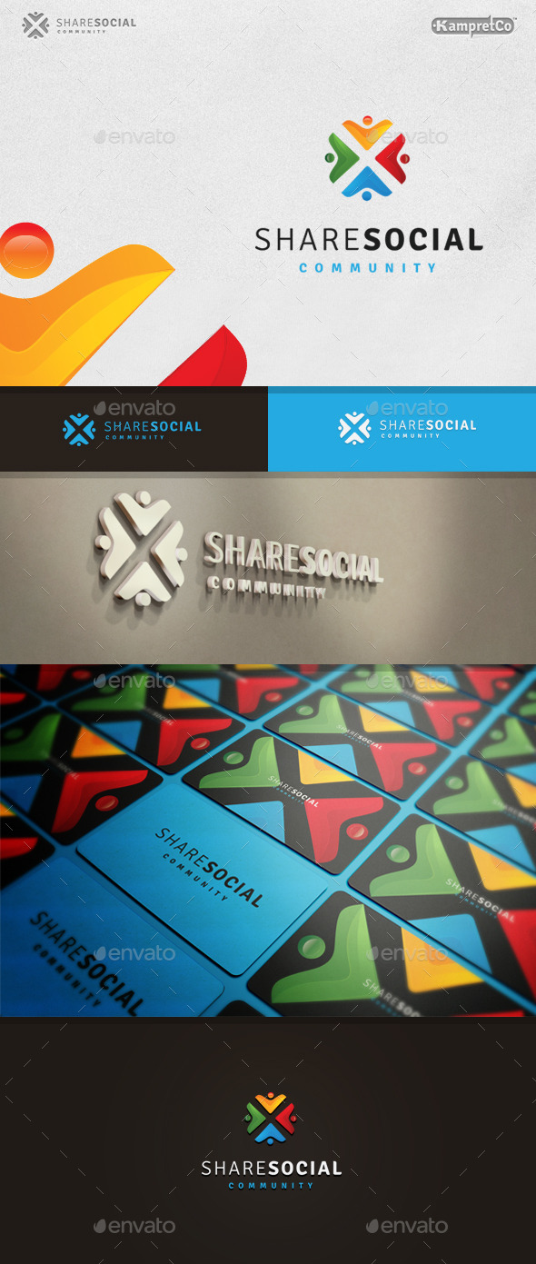 GraphicRiver Share Social Logo 9937730 GraphicRiver Share Social Logo 9937730